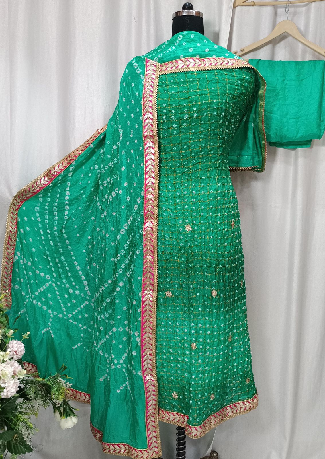 Pure Bhadhani Gota Work Suit Set
