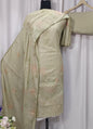 Pure Mal Chanderi Shirt with Elegant Embroidery Work